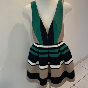 Hot&Delicious Multicolor Stripe Dress, Size OS